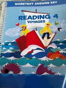 BJU Press Reading 4 Voyages Worktext Answer Key Third Edition Spiralbound - Picture 1 of 1