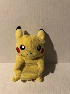 Pokemon Pikachu Reversible Red Classic Poke Ball Plush Toy Mascot Yellow 7” C-2 - Picture 1 of 7