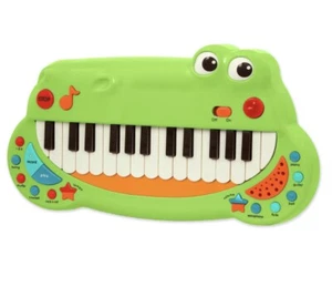 Kids Keyboard Piano Musical Instrument Battat Crocodile Tested/Works - Picture 1 of 8