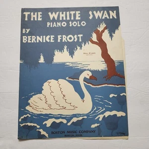 The White Swan Sheet Music Piano Solo Bernice Frost 1941 - Picture 1 of 4