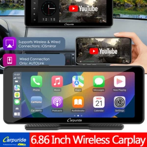 Carpuride 6.9'' Autoradio Wireless Apple CarPlay Android Auto Bluetooth Airplay - Foto 1 di 12