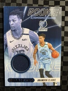 2020-21 NBA Hoops Rookie Remembrance Player-Worn Patch #9 Brandon Clarke Memphis - Picture 1 of 2