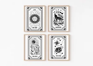 Tarot Card prints mix and match set of 2 - Foto 1 di 4