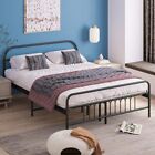 Industrial Metal Bed Frame 4ft6 Double Bed Platform Bedroom Furniture for Adult