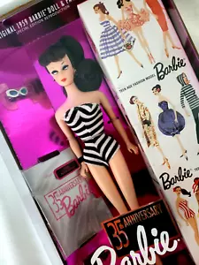 1993 Barbie Doll * 35th Anniversary * Original 1959 Special Edition Reproduction - Picture 1 of 10