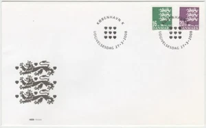 Denmark FDC 2008, Small Coat of Arms, mint - Picture 1 of 1