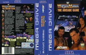 - WrestleMania Mega Drive PAL Box Art Case Insert Cover Only - Picture 1 of 1