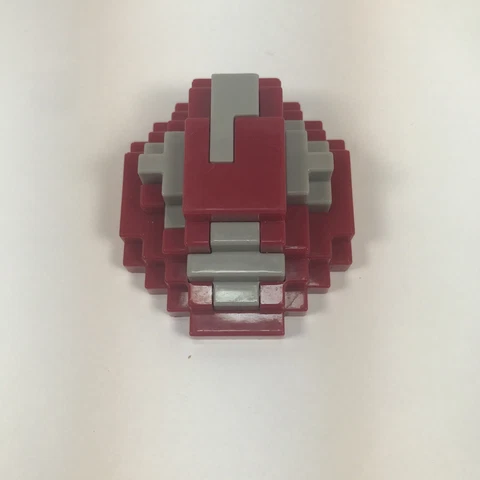 Minecraft Toy Mojang Red Shield Rock Piece Cover