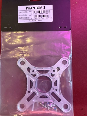 DJI Phantom 3 Estándar STA RC Drone Parte 83 Cámara Placa Absorbente de Vibración Nuevo Foto 1 de 2