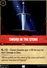 Sword in the Stone  Disney Lorcana Rise of Floodborn 136/204  Uncommon