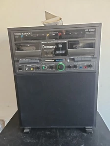 Denonet Double Cassette Karaoke Player Model GP-K860 Rare Limited Works Great - Bild 1 von 5