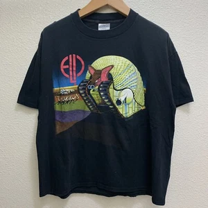 Vintage 90s Emerson Lake Palmer Elp Tarkus World Tour Rock Band Tee Shirt - Picture 1 of 8