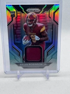 Brian Robinson Jr 2022 Panini Prizm Patch Rookie Gear Washington Commanders - Picture 1 of 2