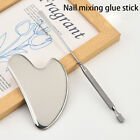 Nail Sticks Toner Stainless Steel Nail Art Stirring Rod Cream Foundation Tool u