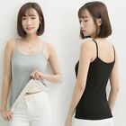 Women Thermal Modal Vest Knitted Strap Camisole Spaghetti Thick Tank Top Warm