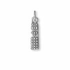 TV Remote Control Charm Sterling Silver 3D