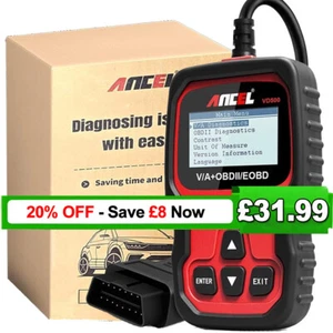OBD2 Code Reader Car Diagnostic Tool All Systems Scanner Oil & Brake Pads Reset - Picture 1 of 19