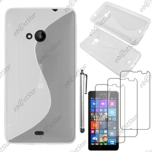 Coque SiliconeS-line Transparent Microsoft Nokia Lumia 535+Stylet+3 Film écran - Photo 1 sur 1