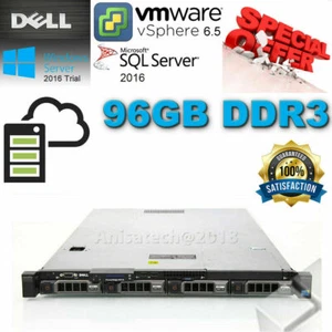 DELL PowerEdge R410 2x X5660 2.80Ghz 96GB DDR3 RAM 2x 600GB SAS 10K 6/IR RAID 6G - Picture 1 of 3