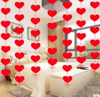 Guirnalda Corazón Amor 10 Cuerdas Hágalo Usted Mismo Colgar Día de San Valentín Boda Fiesta Decoración  Foto 1 de 4