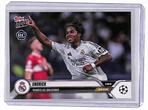 2024 Endrick Topps Now ROOKIE Card #6 più giovane marcatore UCL - quantità - Foto 1 di 1