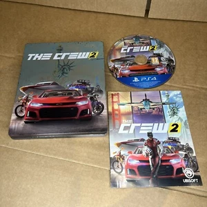 The Crew 2 - Xbox/PS4 - Boîtier Steelbook et jeu - Légers dégâts - Photo 1/2
