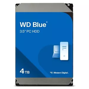 Western Digital 4TB WD Blue PC Internal Hard Drive HDD - 5400 RPM, SATA 6 Gb/s, - Picture 1 of 6