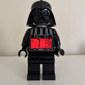 Lego Star Wars Darth Vader Digital Alarm Clock 10” Figure 2014 TESTED & WORKING - Picture 1 of 6