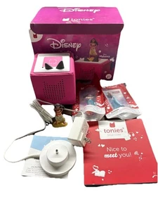 Tonies 10002376 Disney Toniebox Audio Player Bundle w/ Moana Elsa Encanto USED - Picture 1 of 3