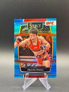 2022 Select UFC - Zhang Weili 'Light Blue Prizm' - #9 - /199 - Picture 1 of 3