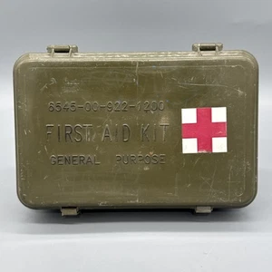 Vtg US Military General Purpose First Aid Kit 6545-00-922-1200 w/ Contents READ! - Picture 1 of 4