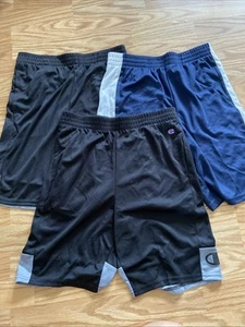 Champion Authentic Athletic Wear Boys Jersey Shorts Lot Of Three Size 18/20 - Picture 1 of 2