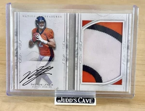 🚨2016 National Treasures Rookie Autographed Booklet Signed PAXTON LYNCH 48/49🏈 - Picture 1 of 4
