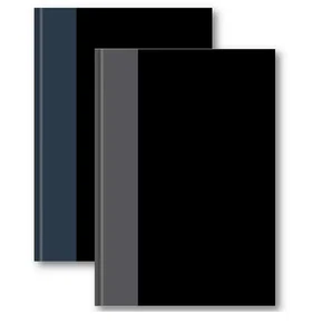 A5 Hard Notepad Ruled 160 Paper Hard Cover Pad Perfect for Work / School - Picture 1 of 12