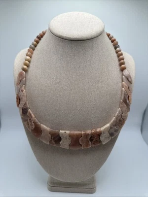 Collar de plata de ley con piedra lunar melocotón natural Jay King  Foto 1 de 4