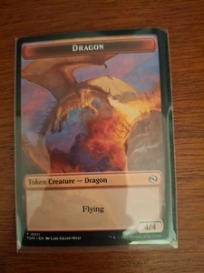 DRACHE // WARRIOR Double-Sided Token x4 mtg EX/NM Tarkir Dragonstorm - Bild 1 von 1