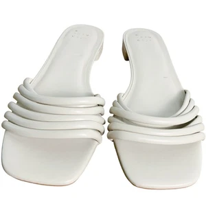 A New Day Slip On Cream Multi-Tube Flats Women’s Sz 9.5 - Picture 1 of 6