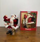 Vintage Dillards Trimmings Santa With Gifts Christmas Figure W/Box - Please Read