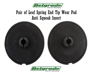 Leaf Spring End Tip Wear Pad Anti Squeak Insert Pair (2pk) Chevy/GM - Bild 1 von 1