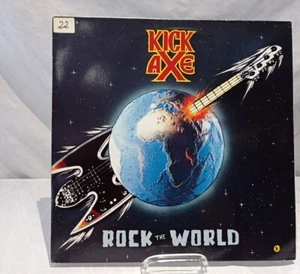 #214# LP Kick Axe – Rock The World - - Foto 1 di 6