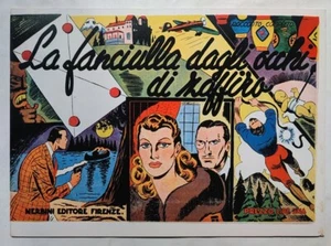 LA FANCIULLA DAGLI OCCHI DI ZAFFIRO Ristampa Anastatica NERBINI - Picture 1 of 2