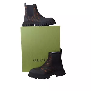 GUCCI- NIB Diagonal GG Boots, Size US-11 - Picture 1 of 6