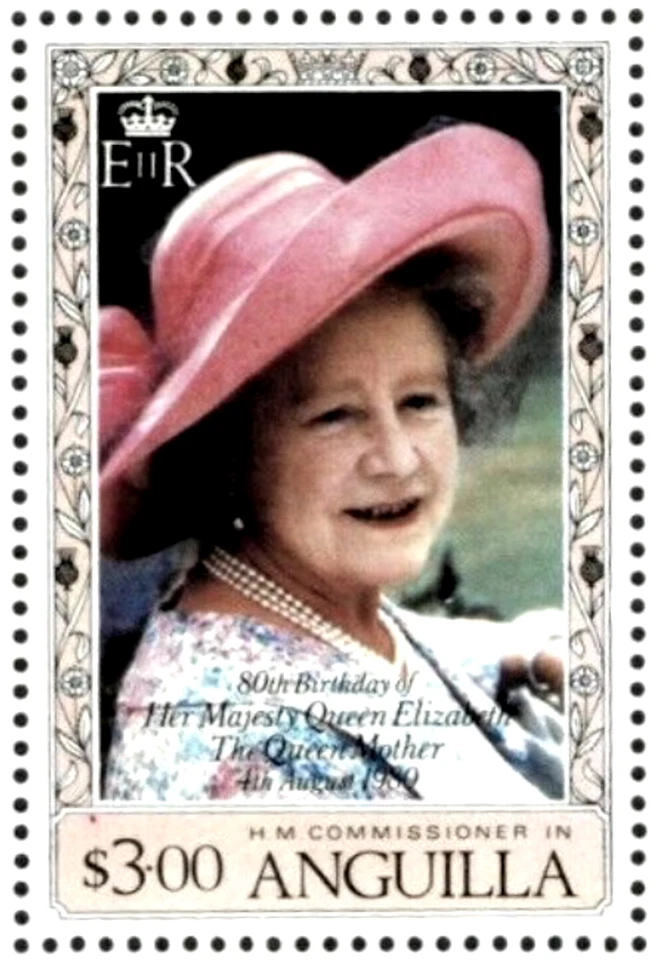 Anguilla #SG414 MNH 1980 QEII Queen Mother Hat [397] - Image 1 of 1