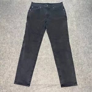 Pantalones de mezclilla American Eagle para hombre 33x34 (se adapta a 32x31) negros flexibles atléticos elásticos chinos - Imagen 1 de 15