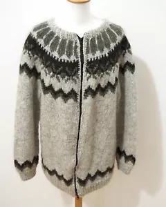 Herren Island Norweger Strickjacke Grösse XXL Schurwolle Handarbeit ZD402 - Bild 1 von 3