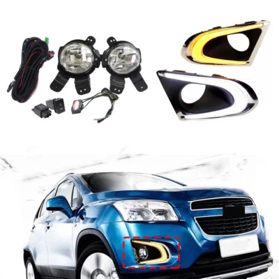 LED DRL Daytime Running Lamp & Fog Light Wiring Kit For Chevrolet Trax 2013-2016 - Image 1 of 4