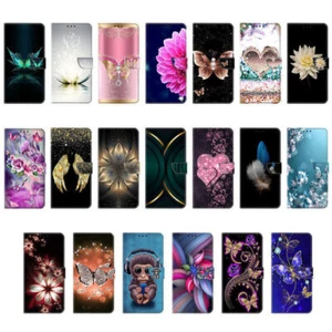 Flower Leather Wallet Phone Case For Motorola G30 G32 G41 G42 G53 G62 G60 - Picture 1 of 31