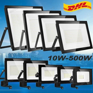 Proiettore LED 10W 20W 30W 50W 100W 200W 300W 500Watt faretto esterno faro DE - Foto 1 di 41