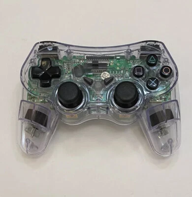 NYKO 81585 Clear Handheld Wireless Controller For PlayStation 2 - WORKS - Image 1 of 4