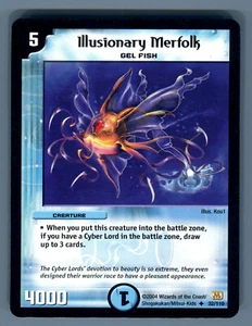 2004 Duel Masters Illusionary Merfolk Uncommon 32/110 Base Set DM-01 Card - Picture 1 of 2